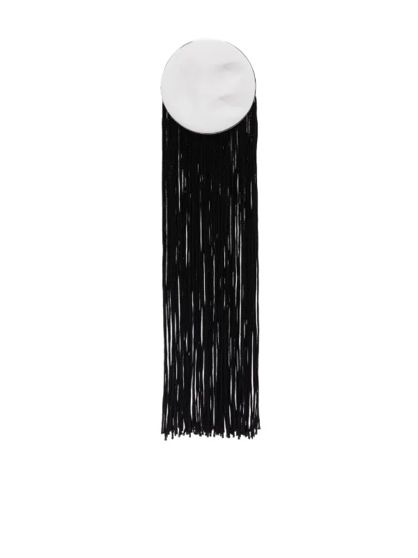 レア【ジルサンダー】シルバトーン ブローチ Jil Sander ツートーン ブローチ | シルバートーン | FARFETCH JP