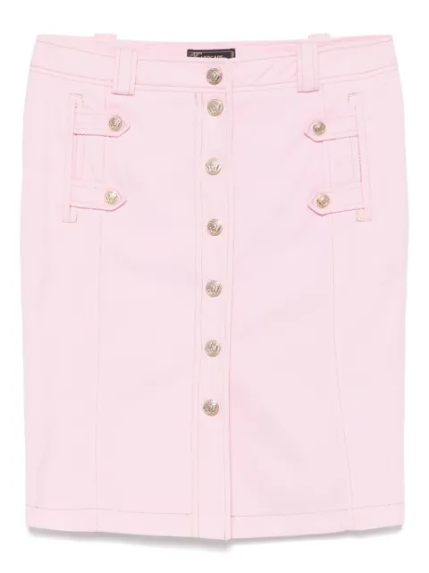 Versace Pre-Owned 2000s Medusa Head-buttons mini skirt