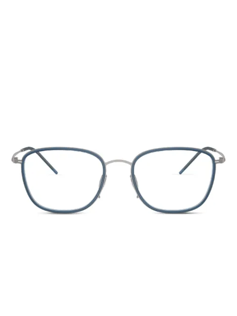 Giorgio Armani metal rectangle frames