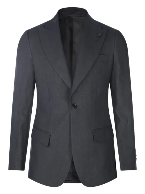 Lardini blazer con detalle de broche