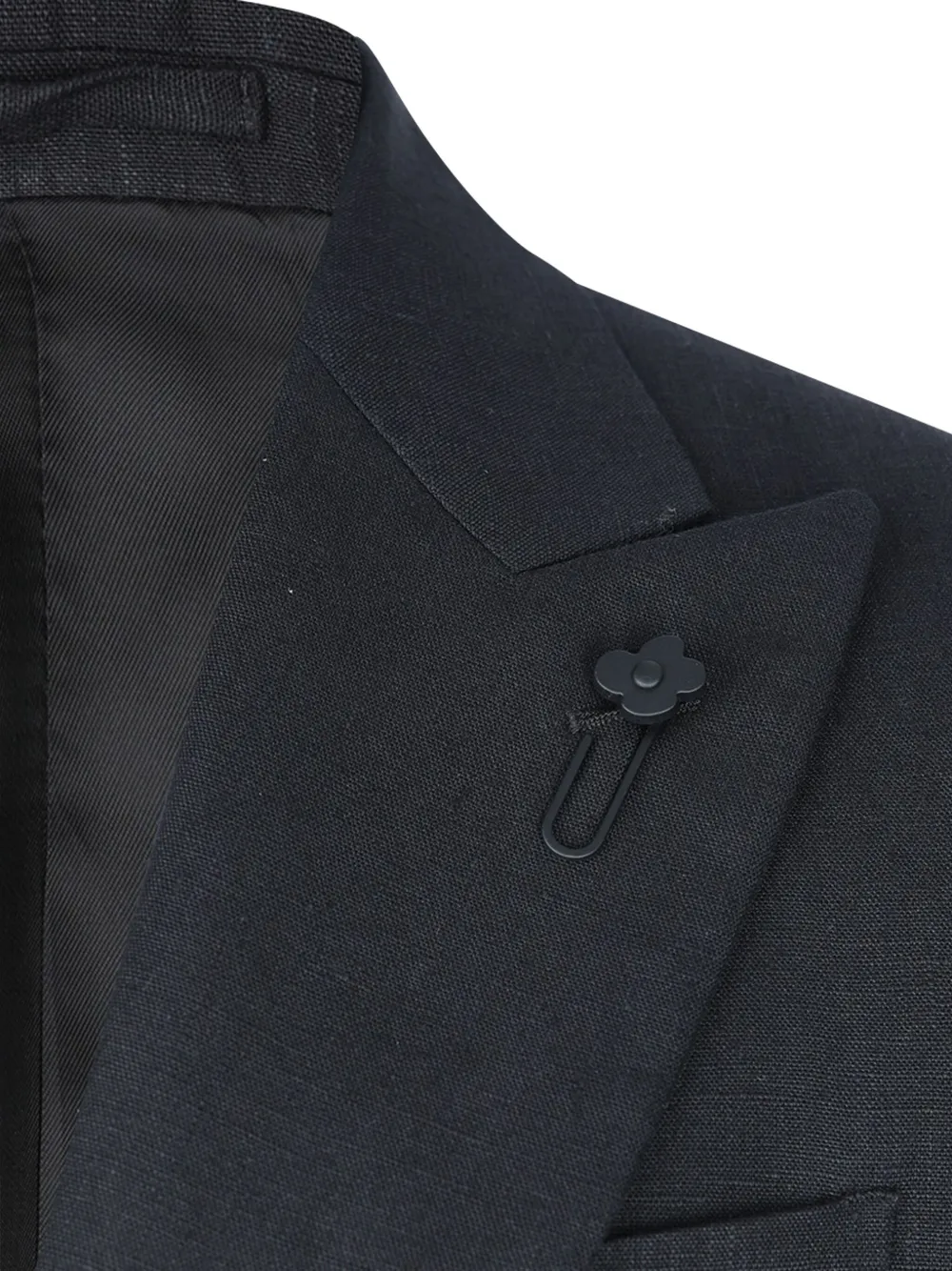 Lardini Blazer met broche Grijs