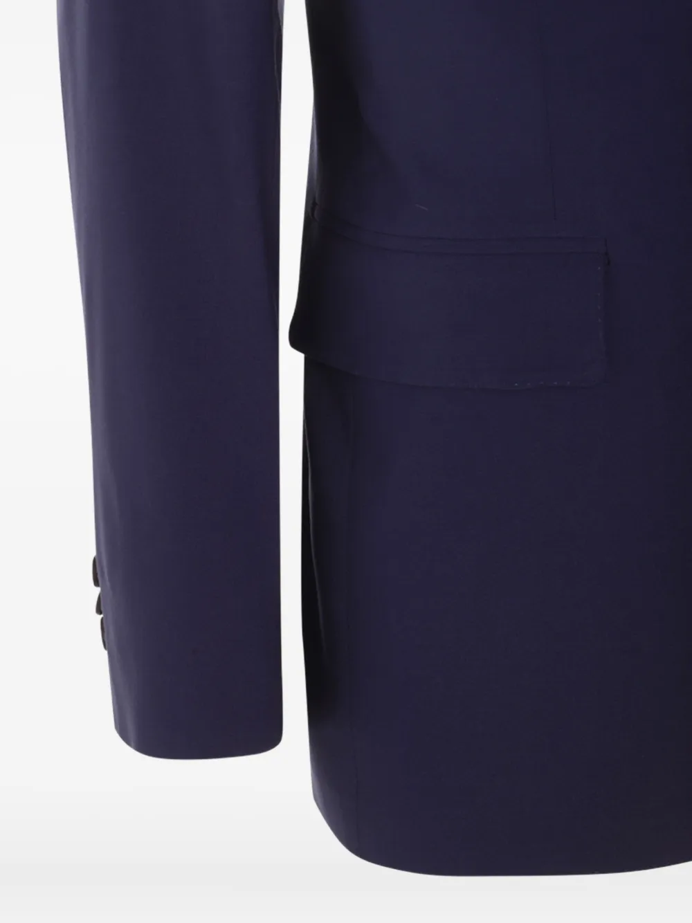 Canali Pak met enkele rij knopen Blauw