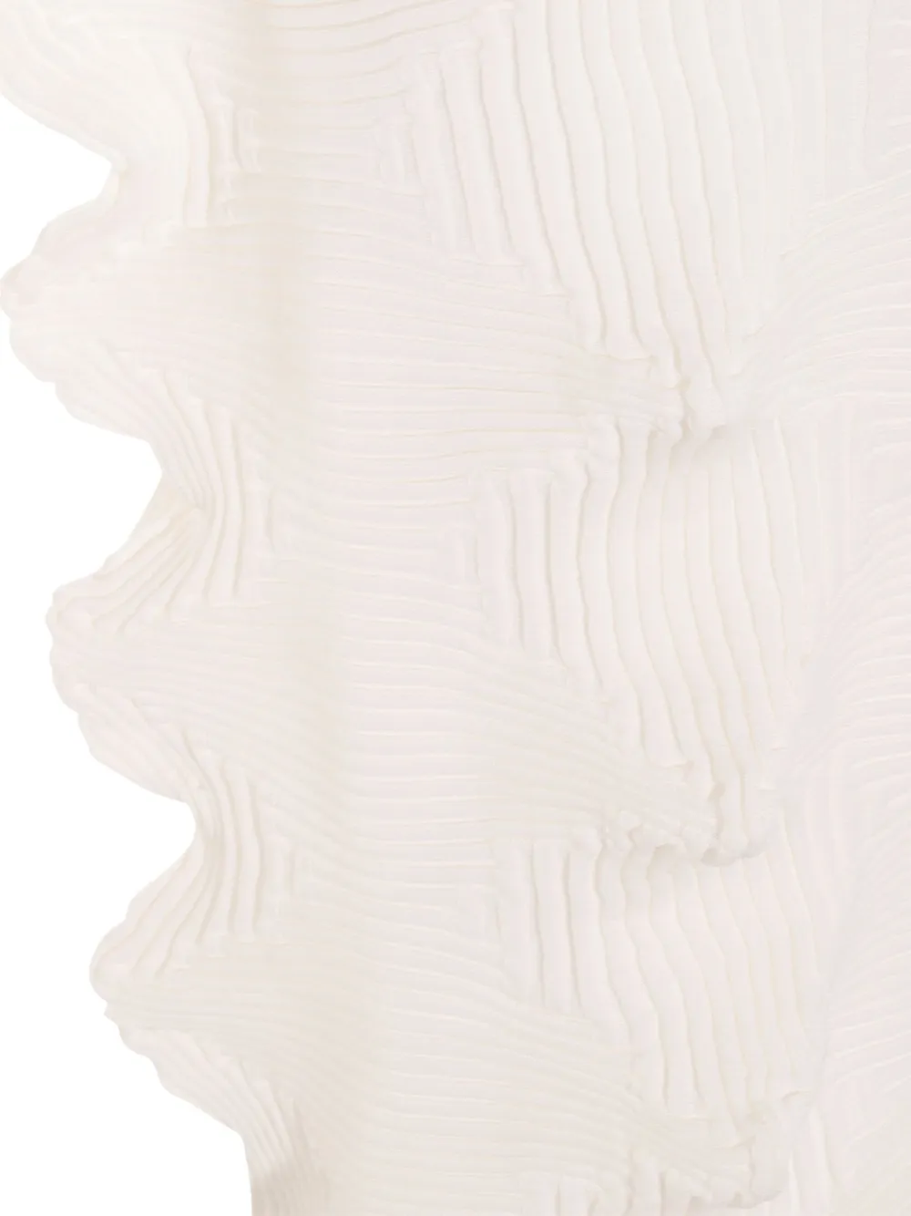 Issey Miyake Linkage Midi Skirt In White