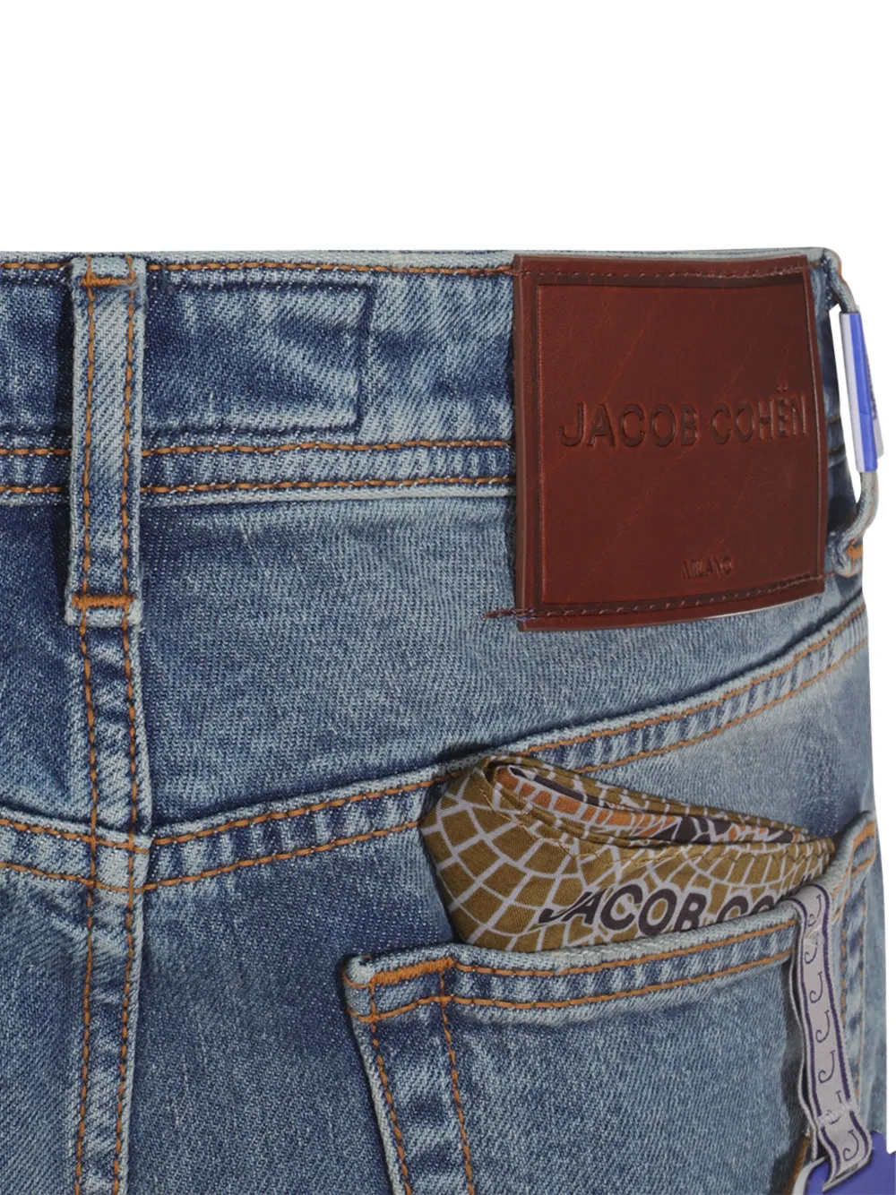 JACOB COHEN WASHED EFFECT JEANS