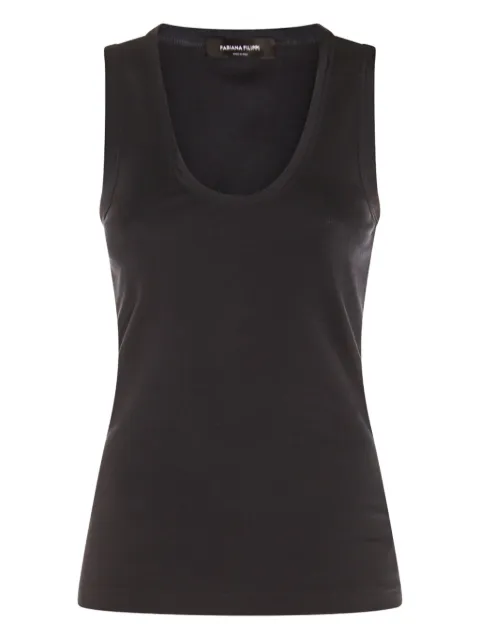 Fabiana Filippi cotton tank top 