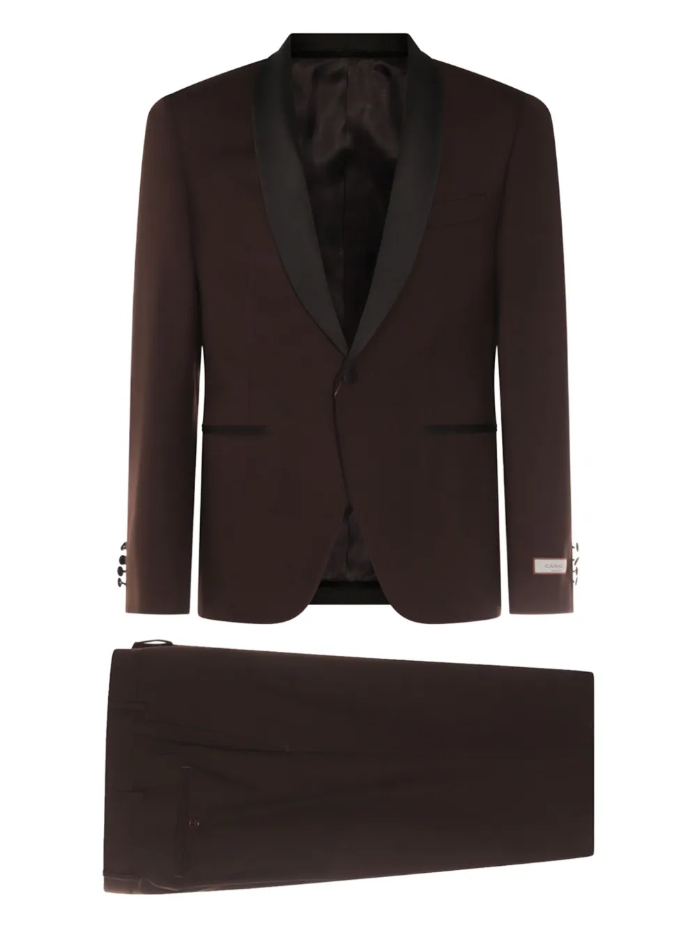 Canali traje con botones | marrón | Image 1