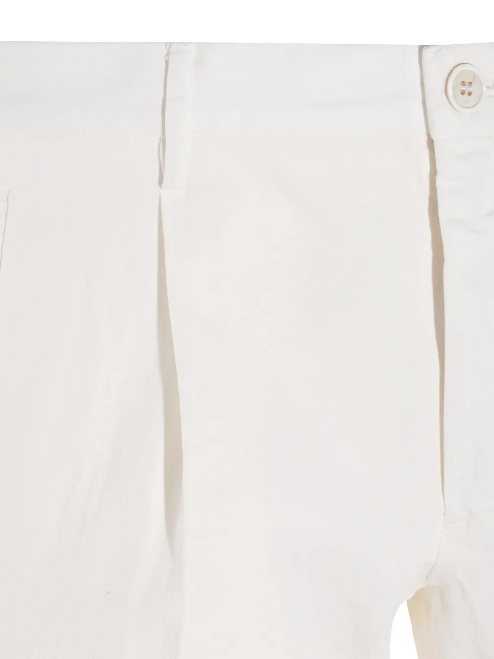 Incotex Broek met logopatch Wit
