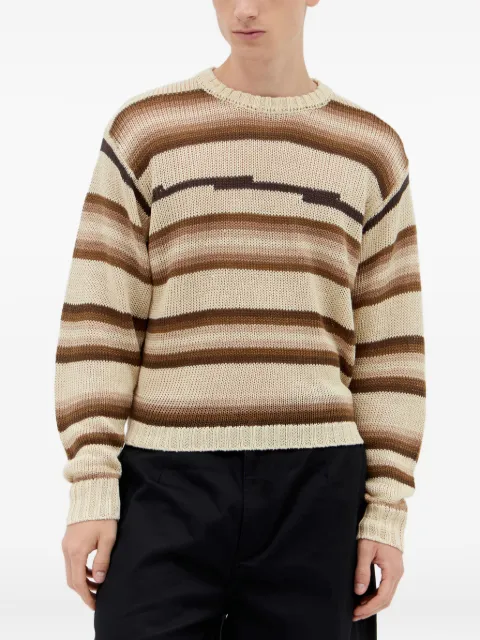 Jason Markk striped crew-neck sweater