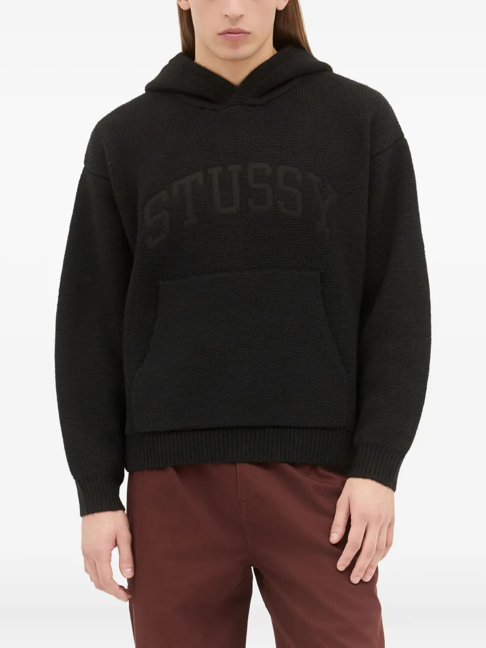 Jason Markk logo-patch hoodie | Black | Image 1