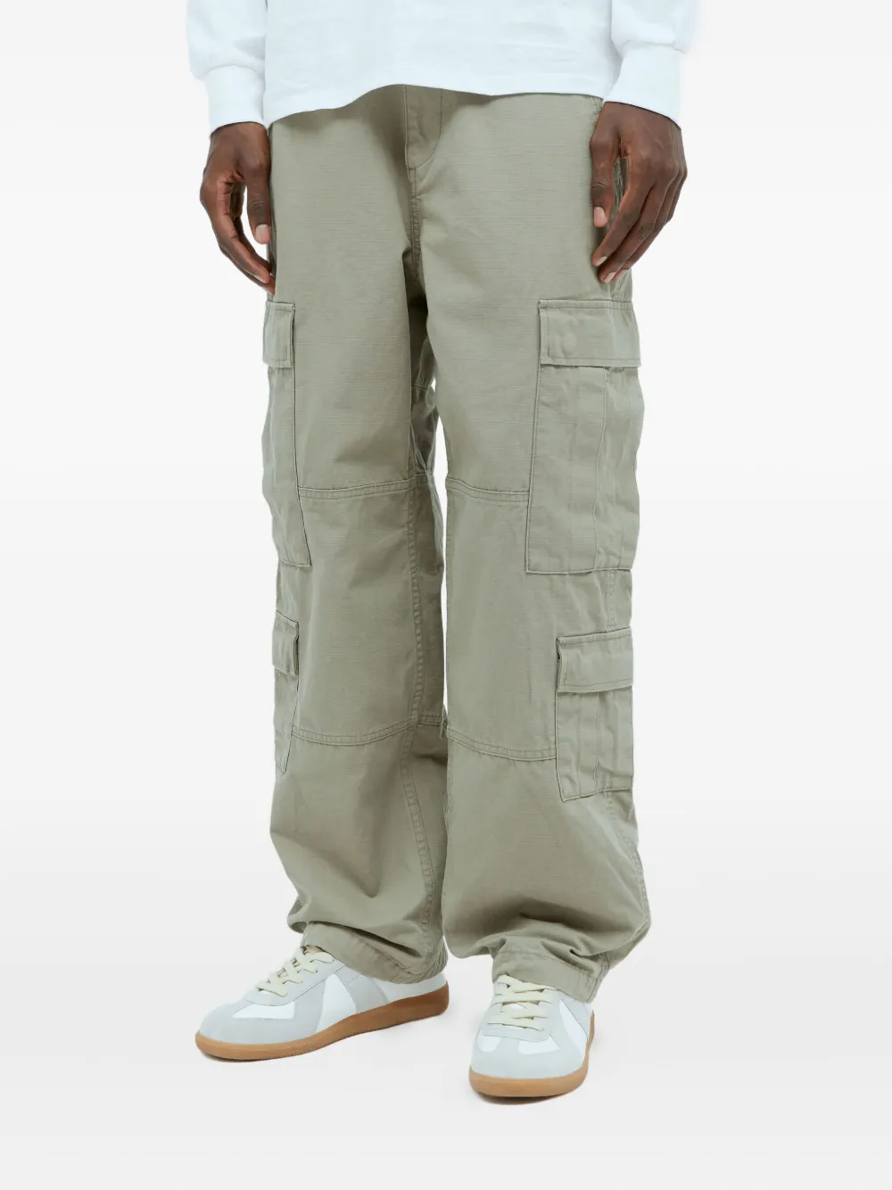 Jason Markk cotton cargo trousers | Green | Image 1