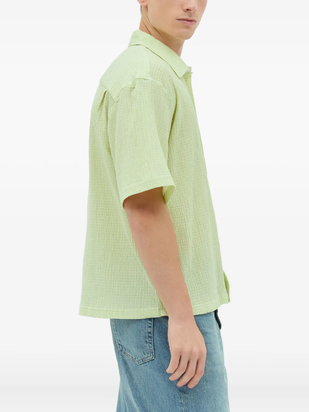 Jason Markk Crinkled Shirt In Green