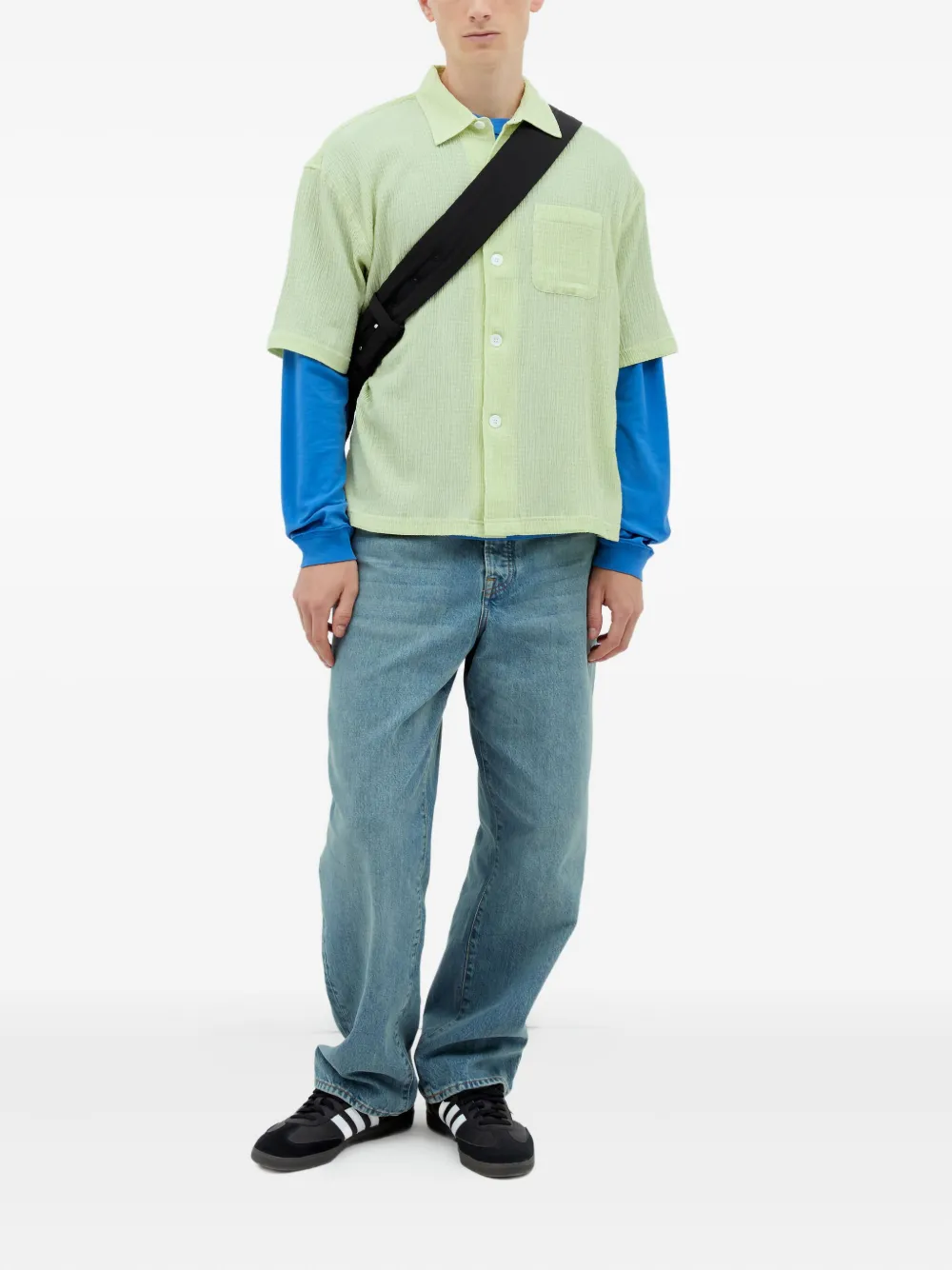 Jason Markk Crinkled Shirt In Green
