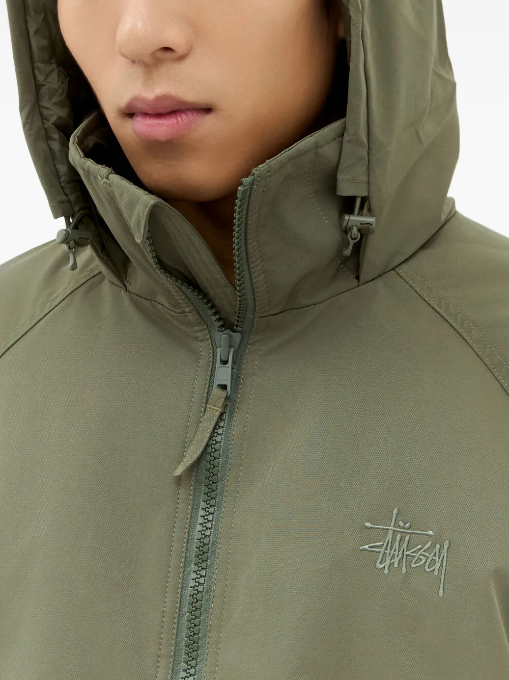 Jason Markk Logo-embroidered Windbreaker In Gold