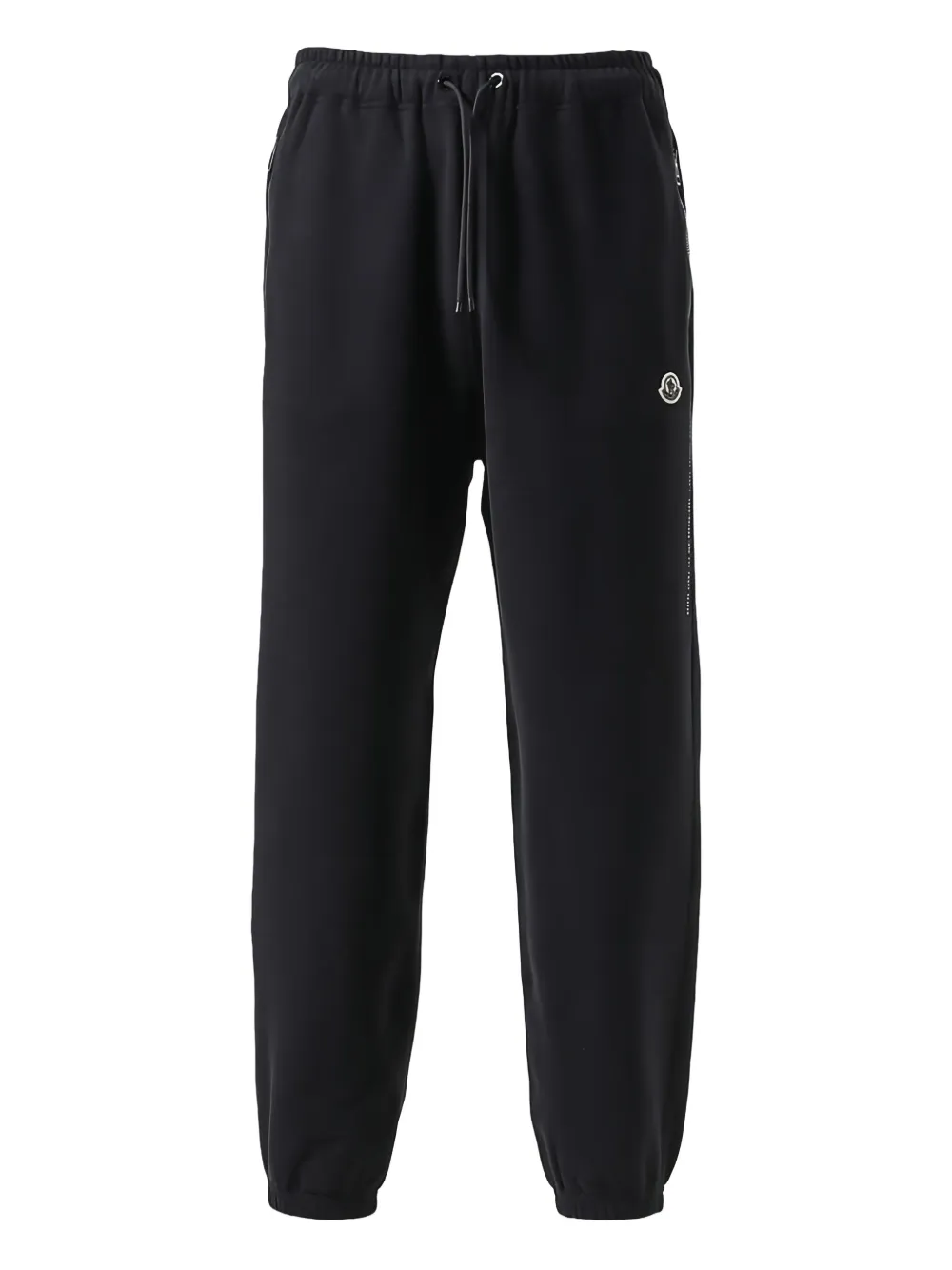Moncler logo-motif drawstring trousers | Black | Image 1