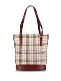 Burberry Pre-Owned 2000-2017 House Check Canvas shoulder bag - Brown