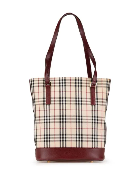 Burberry Pre-Owned bolsa de hombro House Check Canvas 2000-2017