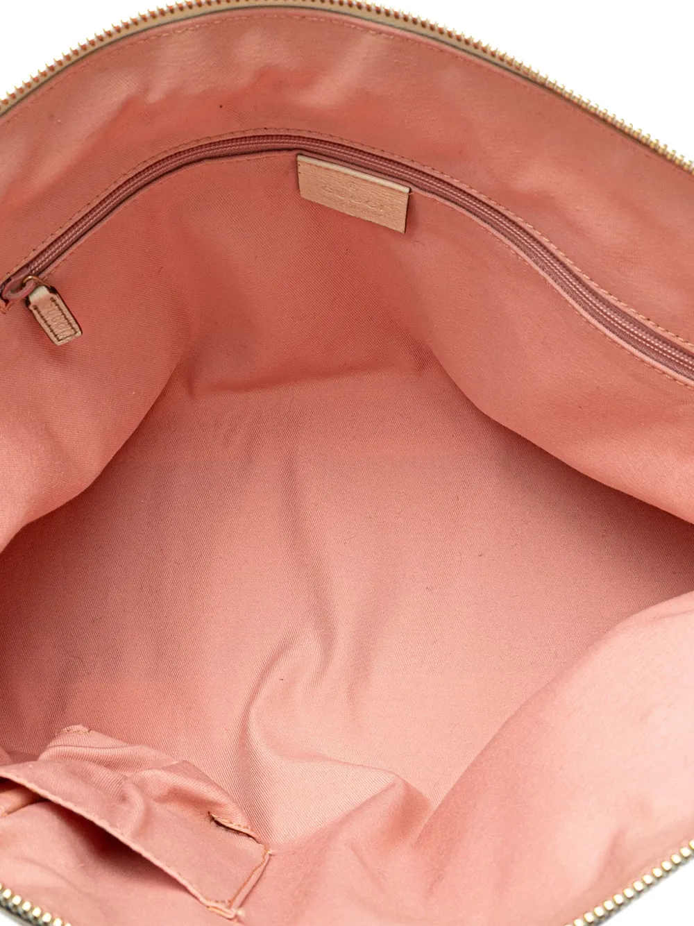 Pre-owned Gucci 2000-2015 Gg Canvas Abbey D Ring Tote Bag In Pink