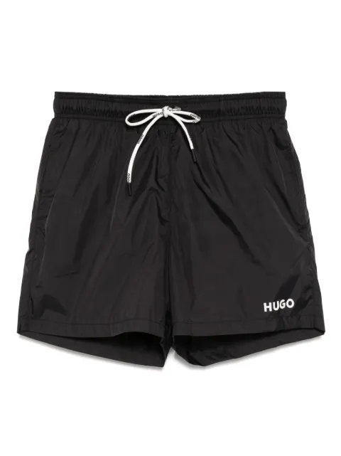 HUGO logo swim shorts