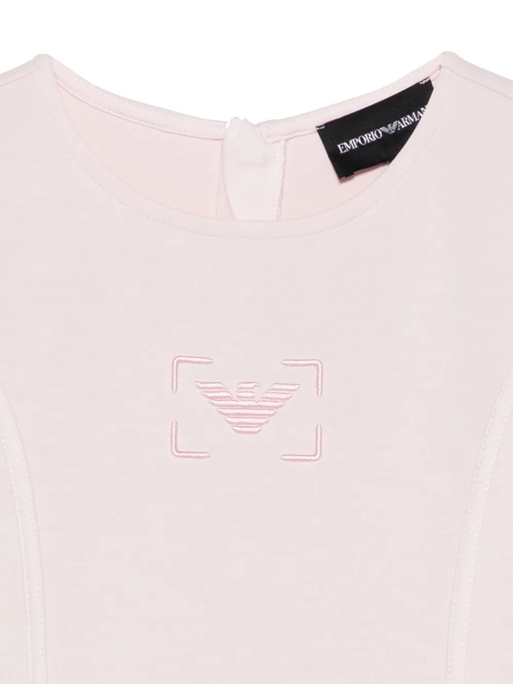 Emporio Armani Kids Jersey jurk Roze