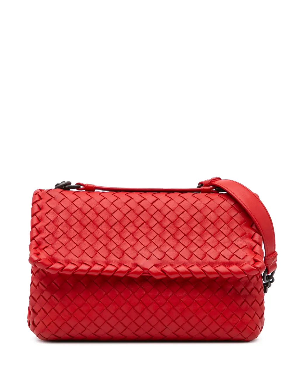 2012-2024 Small Nappa Intrecciato Olimpia shoulder bag