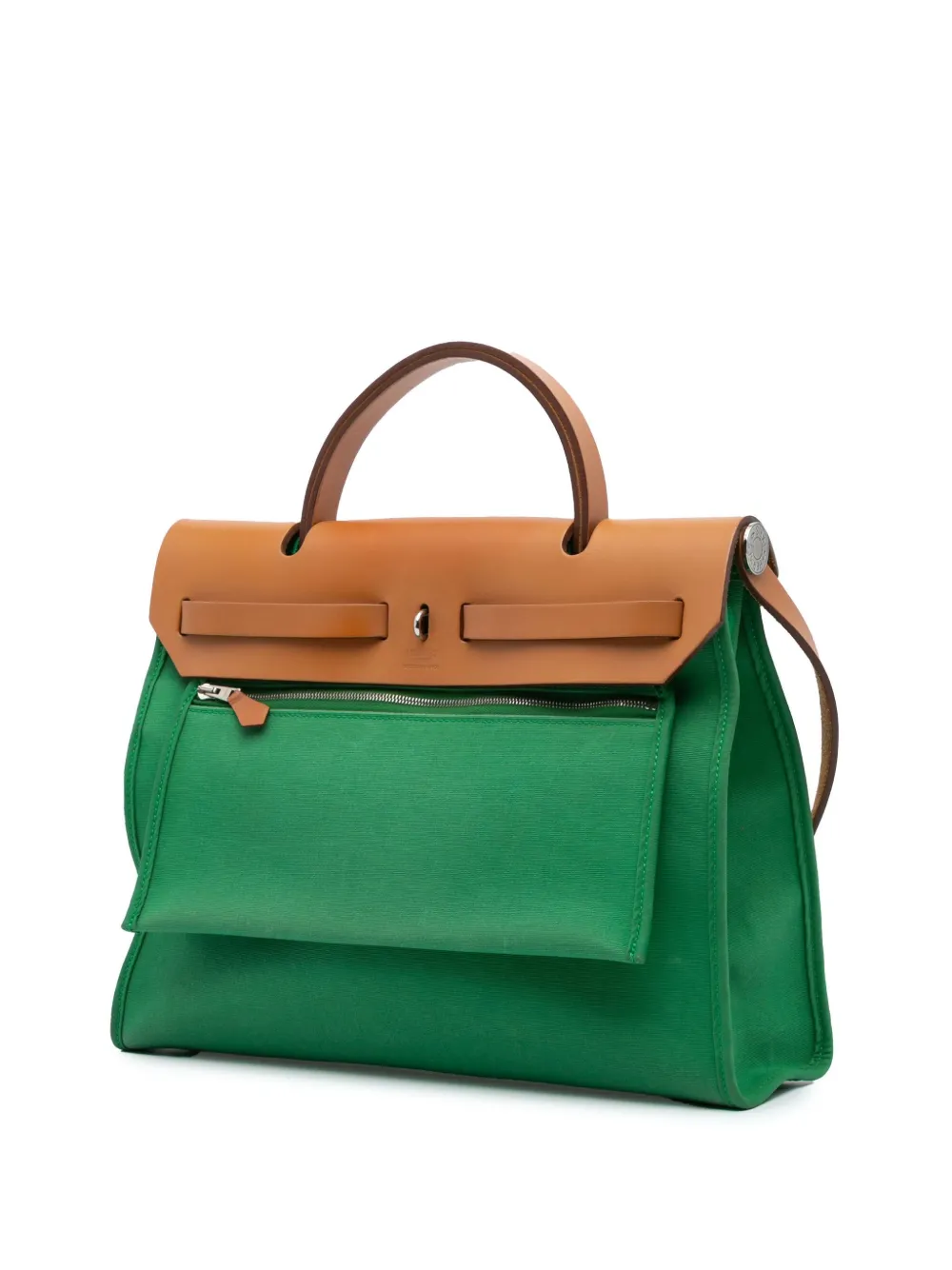 Hermès Pre-Owned 2016 Toile Herbag Zip 31 satchel | Pre-Owned | Image 2