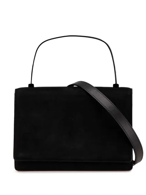 Ferragamo Pre-Owned 2000-2024 Suede Metal Top Handle Bag satchel