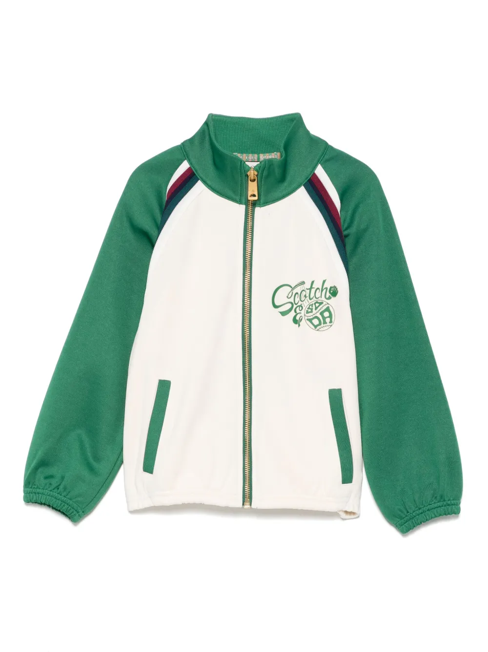 Scotch & Soda Kids ロゴ スウェットシャツ - ニュートラル Scotch & Soda Kids ロゴ スウェットシャツ - ニュートラル