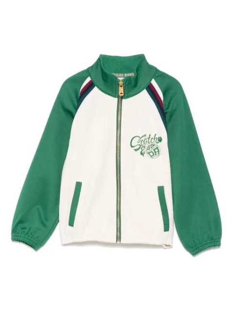 Scotch & Soda Kids سويت شيرت بشعار مطاطي