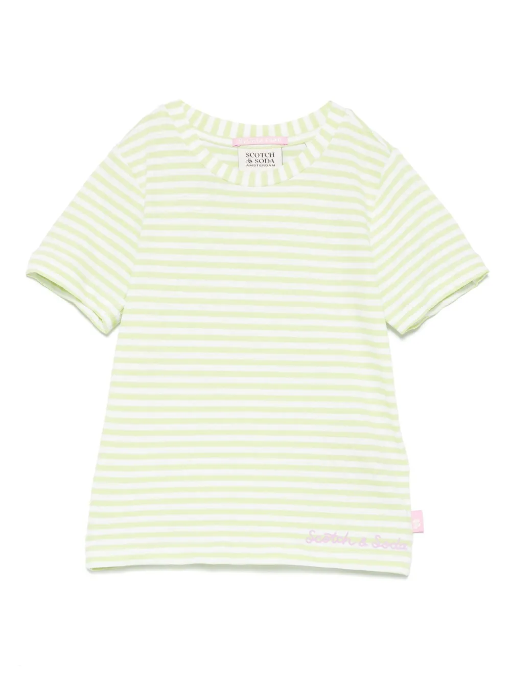 Scotch & Soda Kids ストライプ Tシャツ - グリーン Scotch & Soda Kids ストライプ Tシャツ - グリーン