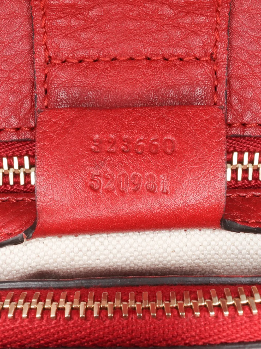 Gucci Pre-Owned Borsa shopper media in pelle di vitello e bambù 2016-2024 | Image 5