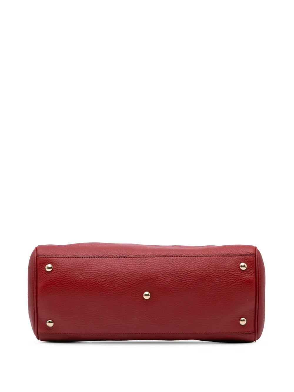 Gucci Pre-Owned Borsa shopper media in pelle di vitello e bambù 2016-2024 | Borse Pre-owned | Image 3