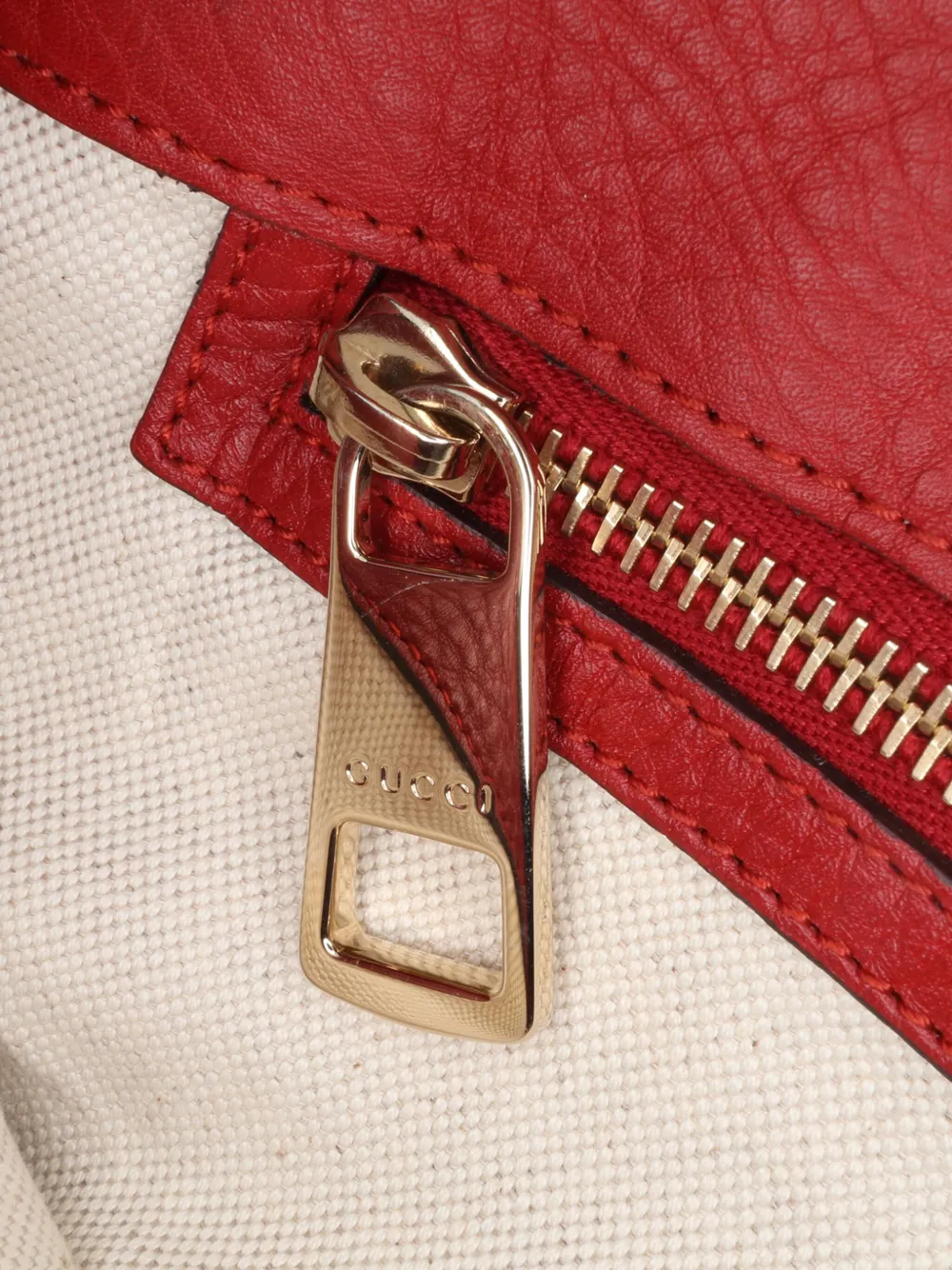 Gucci Pre-Owned Borsa shopper media in pelle di vitello e bambù 2016-2024 | Image 6
