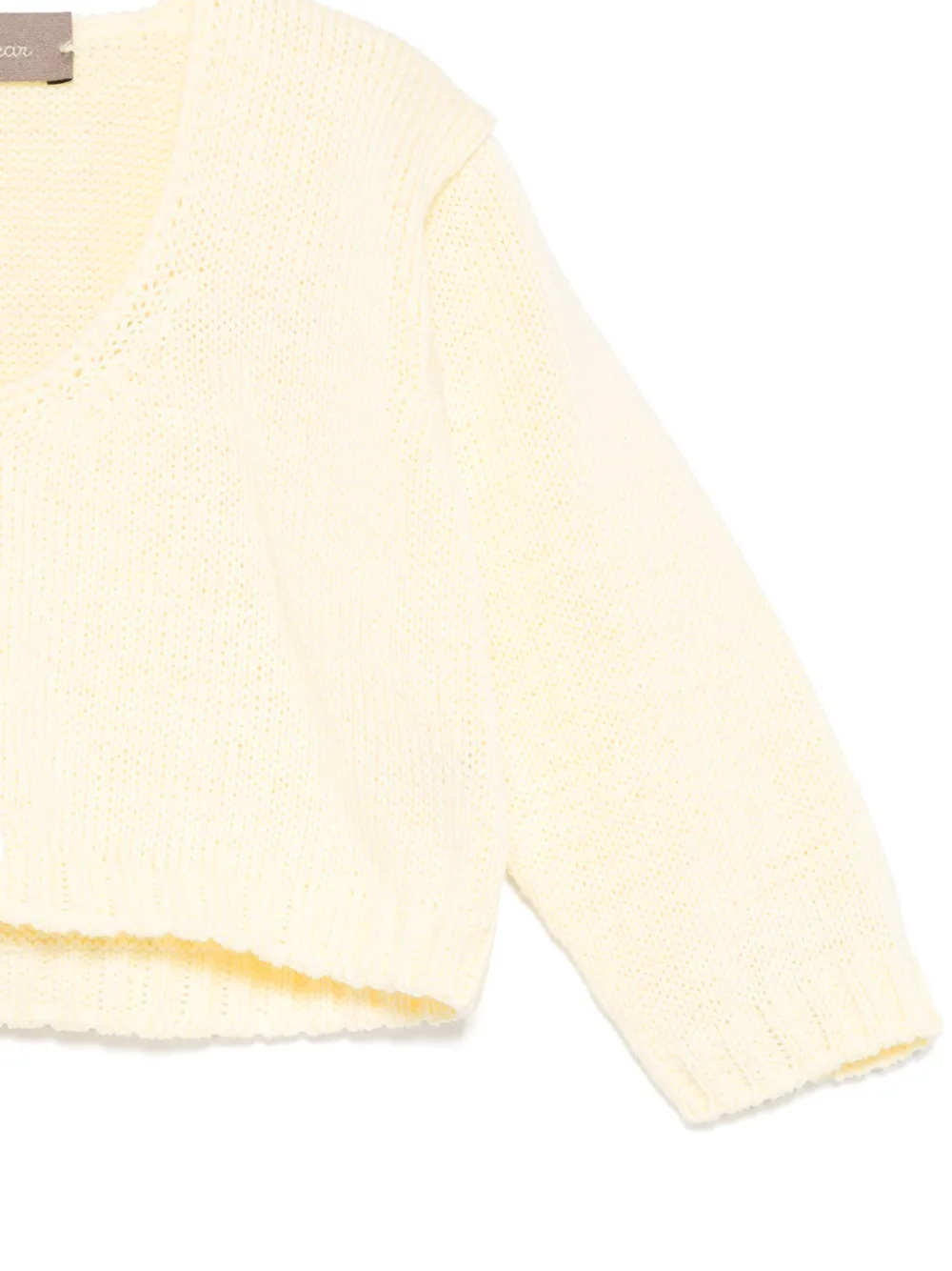 Little Bear Katoenen vest Geel