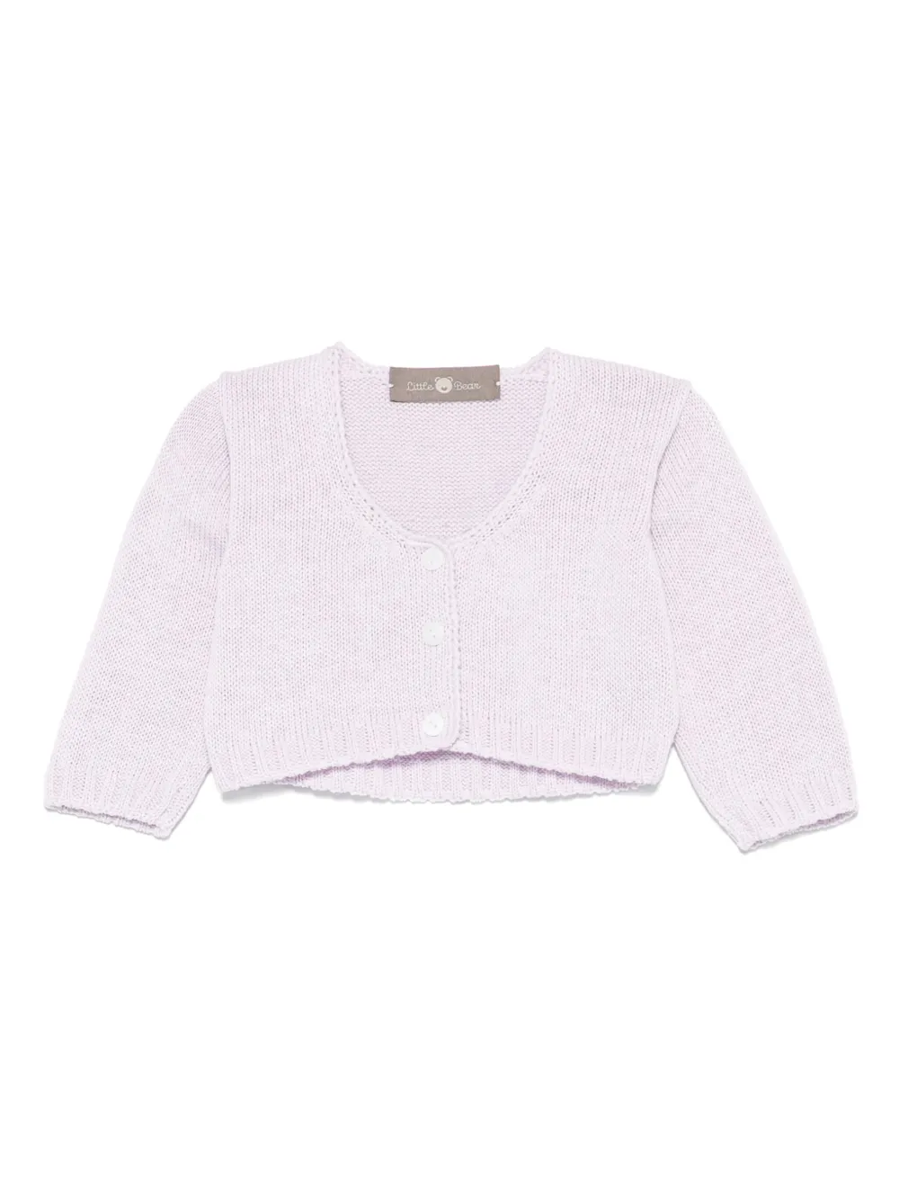 Little Bear knitted cardigan - パープル Little Bear knitted cardigan - パープル