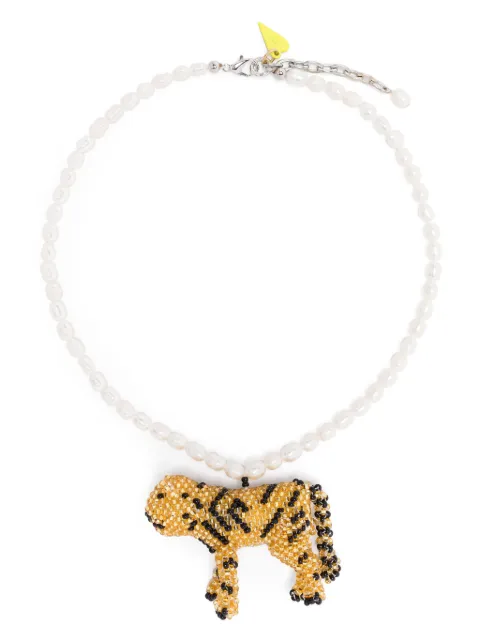 Forte Forte collar con motivo de tigre