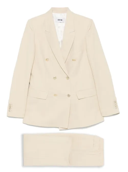 Costume à veste à boutonnière croisée - Mauro Grifoni - Modalova
