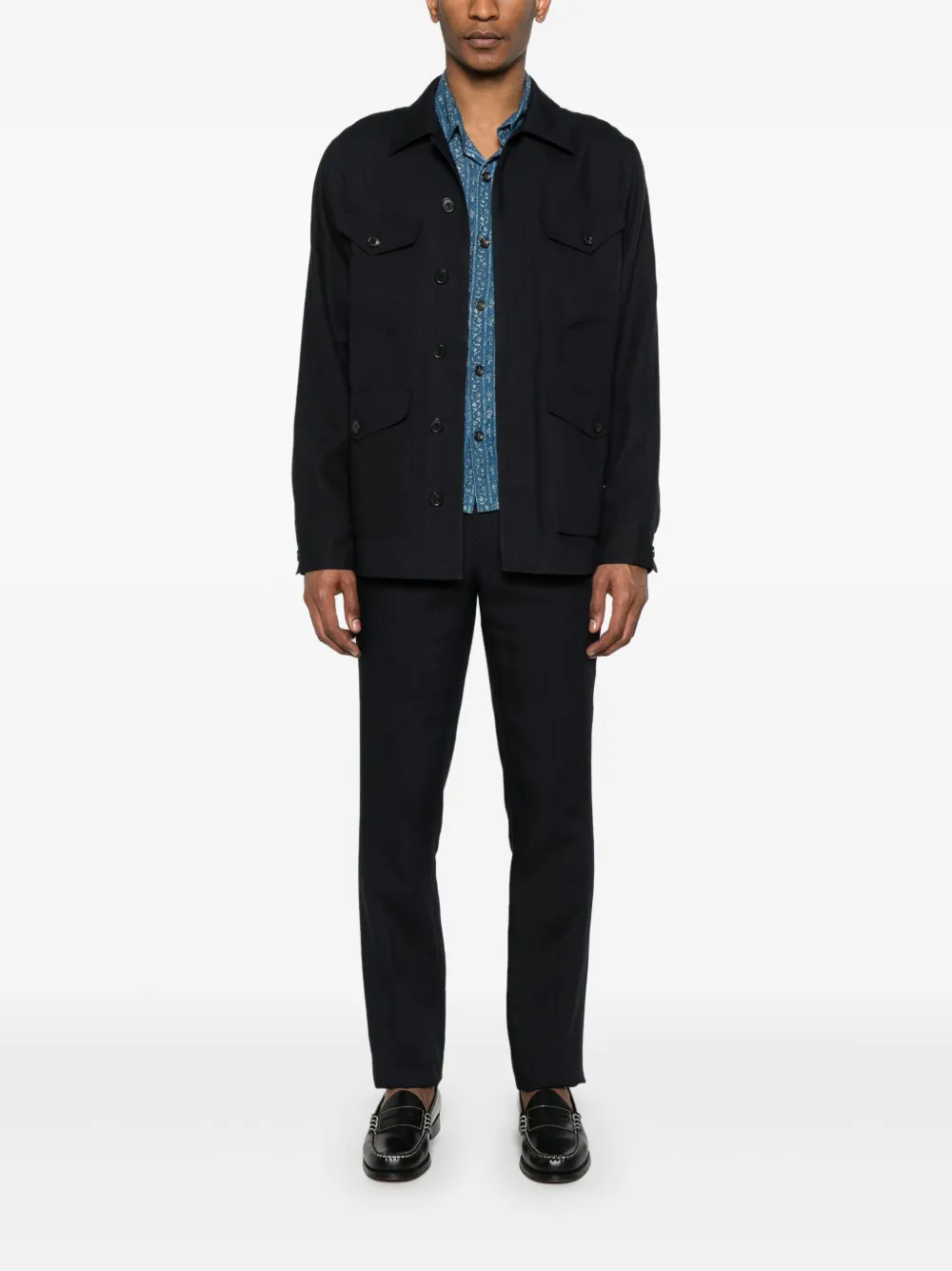 Paul Smith veste en lin à design structuré | Vestes légères | Image 2