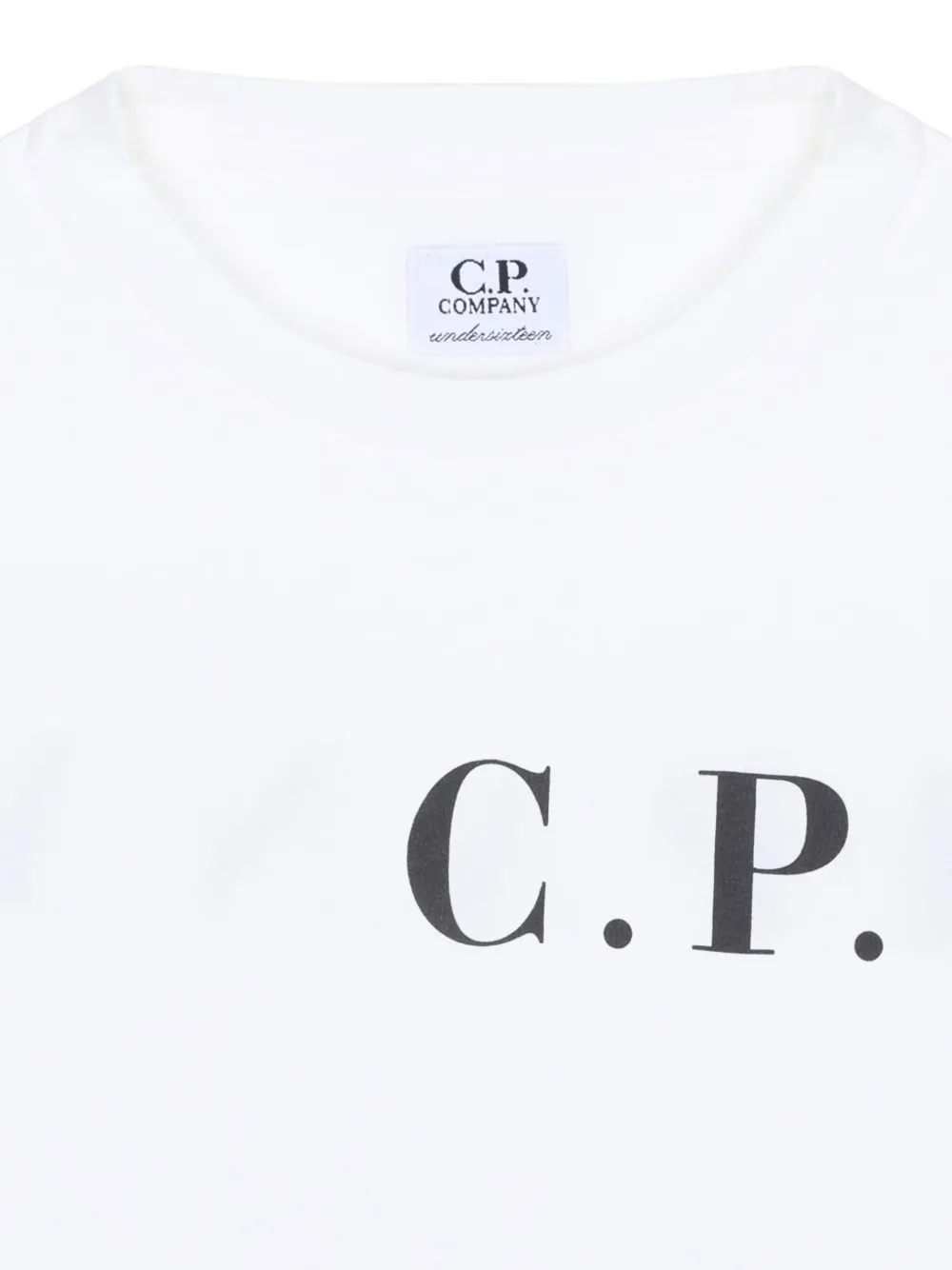 C.P. Company Kids T-shirt met logoprint Wit