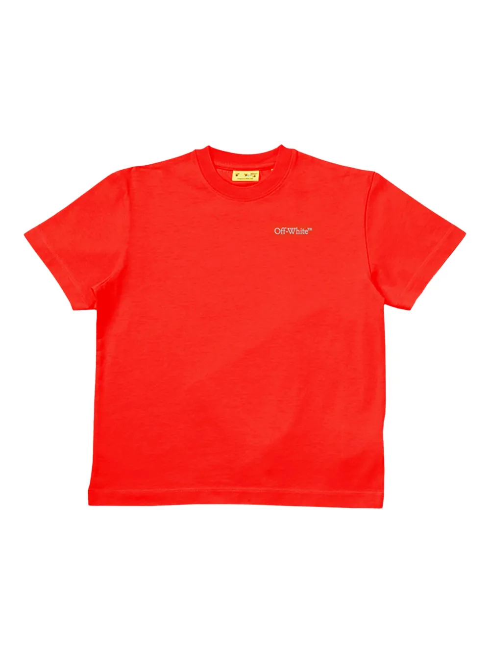 Off-White Kids Drie T-shirts met geborduurd logo Roze