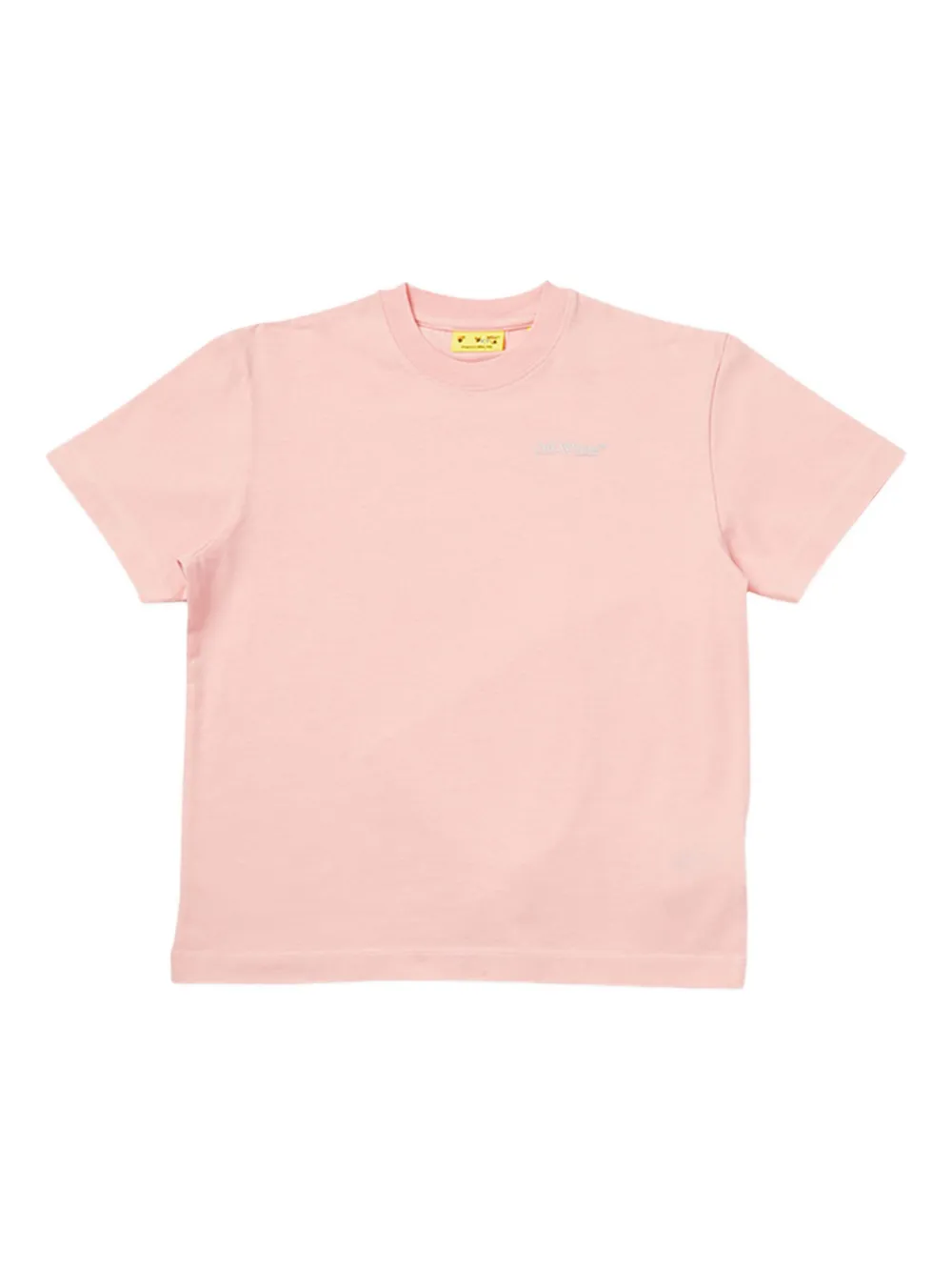 Off-White Kids Drie T-shirts met geborduurd logo Roze