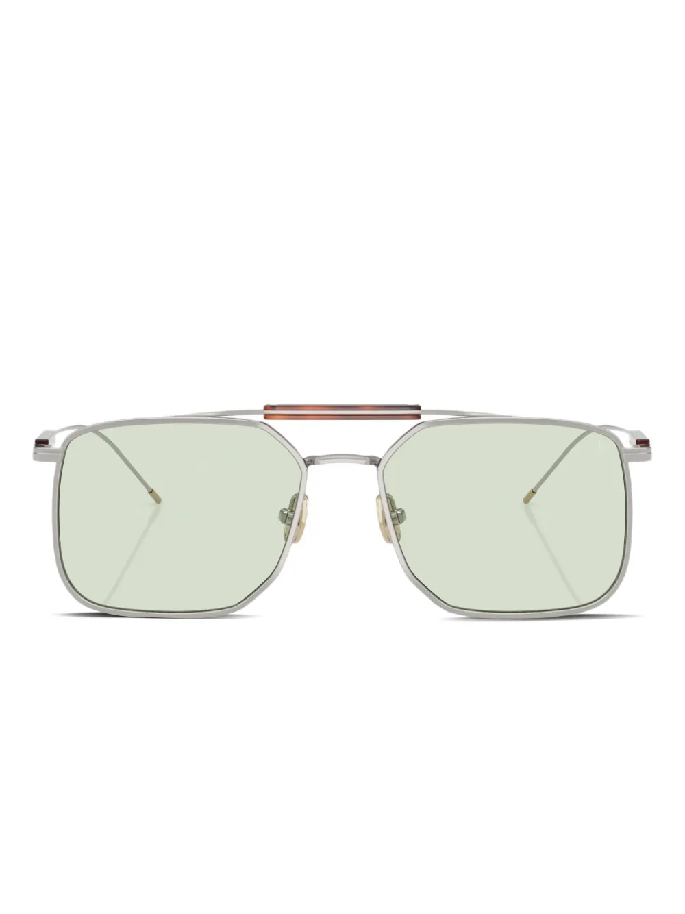 Brunello Cucinelli square-frame sunglasses | Silver | Image 1