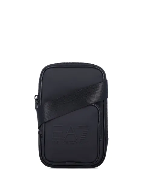 Ea7 Emporio Armani logo-embossed shoulder bag