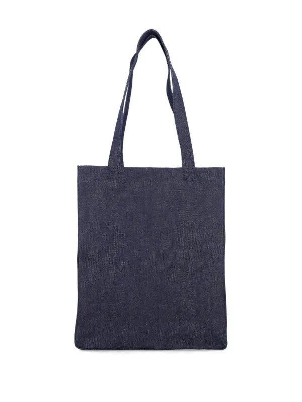 A.P.C. x Asics logo-print Tote Bag | Blue | FARFETCH HK