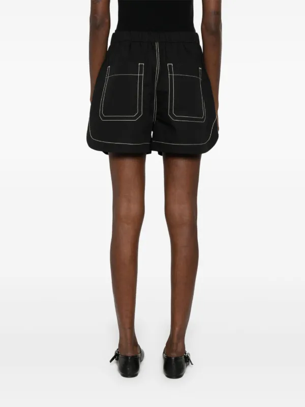 関税送料込SPORTMAX Lacrima ショートパンツ Sportmax Lacrima ショートパンツ | ブラック | FARFETCH JP