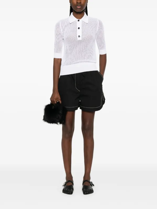 Sportmax Lacrima Shorts | Black | FARFETCH BH
