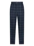 LIU JO Blue check trousers