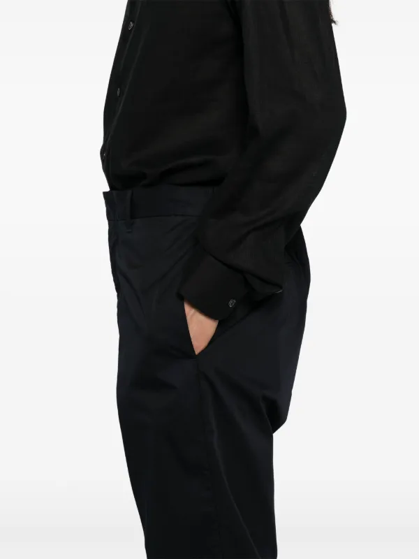 パンツ EMPORIO ARMANI CHINO TROUSER Emporio Armani Cotton Chinos | Blue | FARFETCH ZA