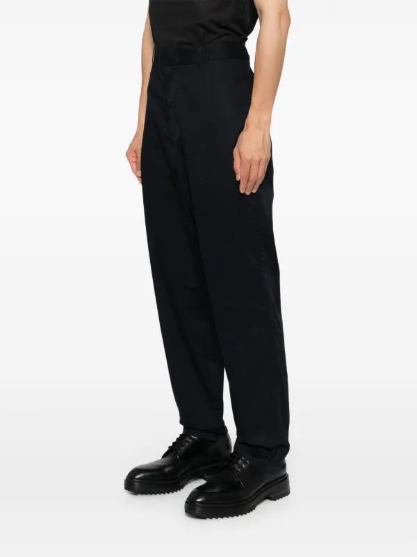 Emporio Armani Cotton Chinos | Blue | FARFETCH ZA