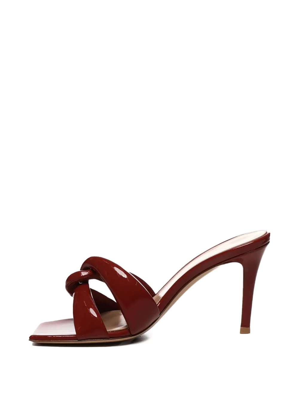 Gianvito Rossi Amour gelakte muiltjes Rood