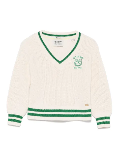 Scotch & Soda Kids V-neck sweater